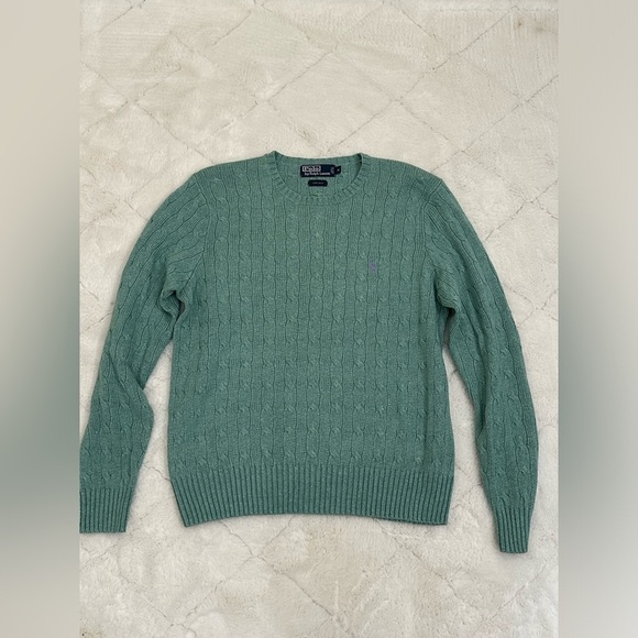 Polo Ralph Lauren Other - Ralph Lauren Polo seafoam green 100% silk sweater excellent condition M medium